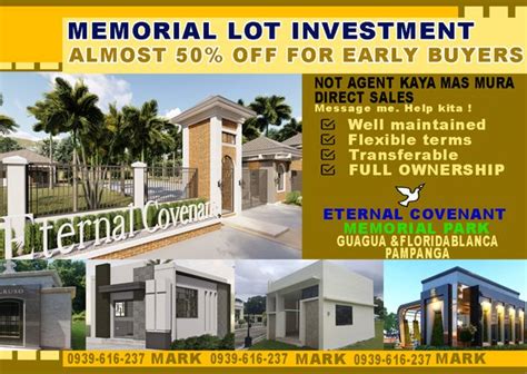MEMORIAL LOT FOR SALE IN A PREMIER MEMORIAL PARK .